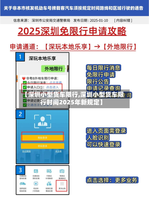 【深圳小型货车限行,深圳小型货车限行时间2025年新规定】-第3张图片