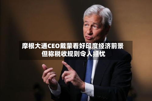 摩根大通CEO戴蒙看好印度经济前景 但称税收规则令人担忧-第2张图片