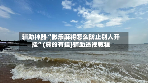 辅助神器“微乐麻将怎么防止别人开挂”(真的有挂)辅助透视教程