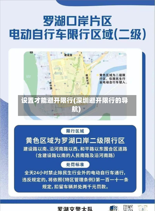设置才能避开限行(深圳避开限行的导航)