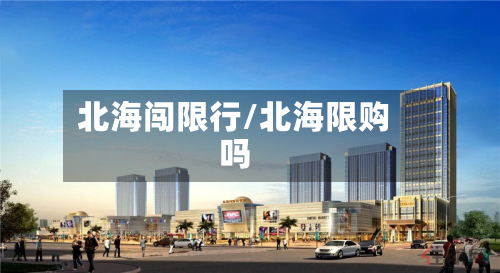 北海闯限行/北海限购吗-第3张图片