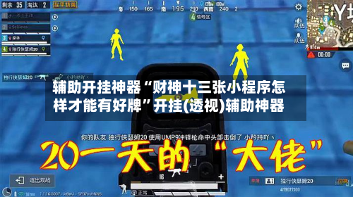 辅助开挂神器“财神十三张小程序怎样才能有好牌”开挂(透视)辅助神器