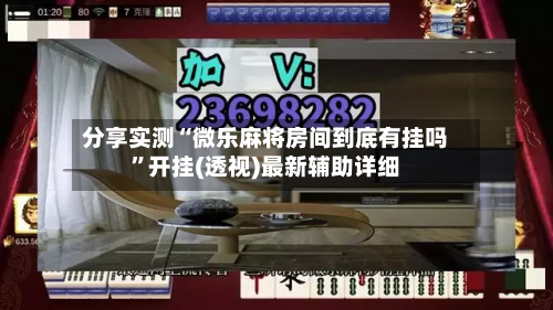 分享实测“微乐麻将房间到底有挂吗”开挂(透视)最新辅助详细-第2张图片