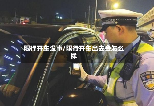 限行开车没事/限行开车出去会怎么样-第2张图片
