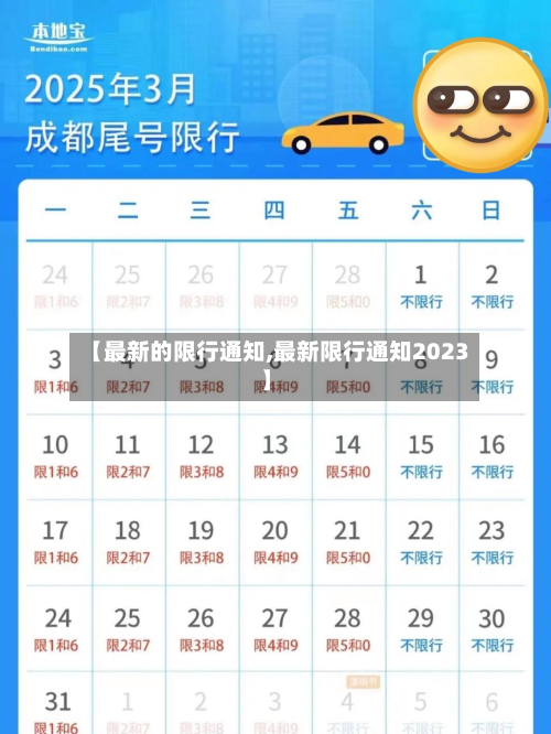 【最新的限行通知,最新限行通知2023】-第2张图片