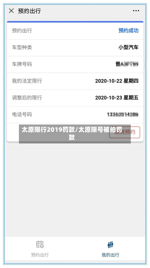 太原限行2019罚款/太原限号被拍罚款-第2张图片