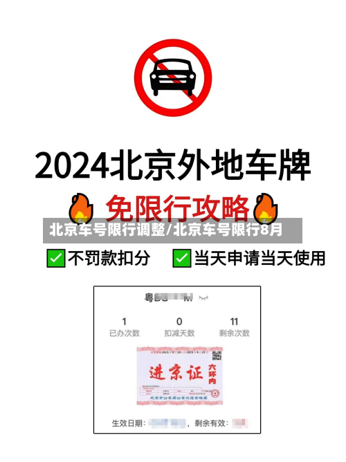 北京车号限行调整/北京车号限行8月