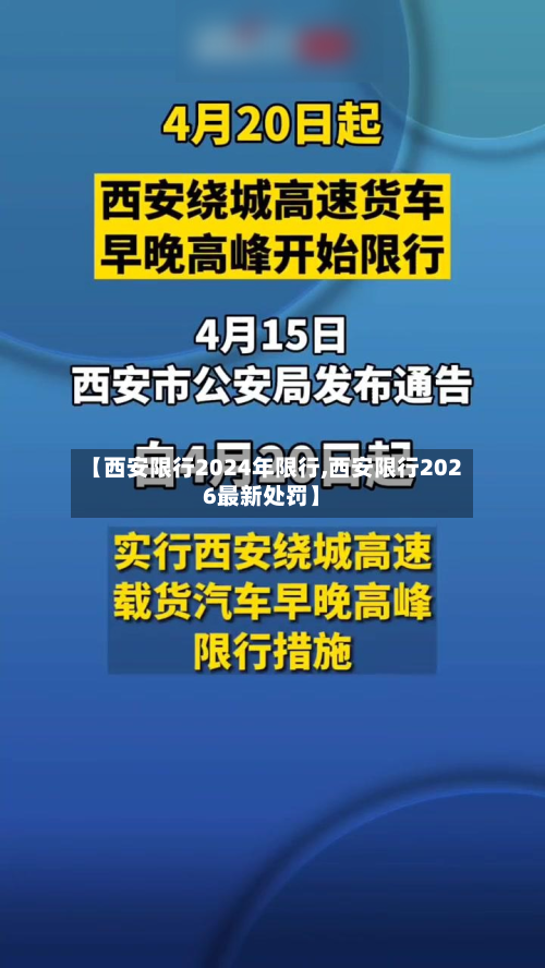 【西安限行2024年限行,西安限行2026最新处罚】