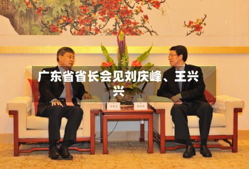 广东省省长会见刘庆峰、王兴兴-第2张图片