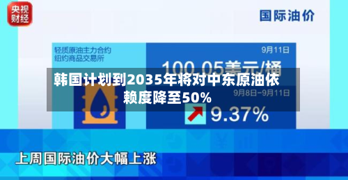 韩国计划到2035年将对中东原油依赖度降至50%-第2张图片