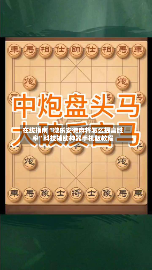 在线指南“微乐安徽麻将怎么提高胜率”科技辅助神器手机版教程