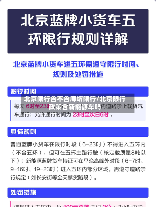 北京限行含不含廊坊限行/北京限行政策含新能源车吗-第2张图片