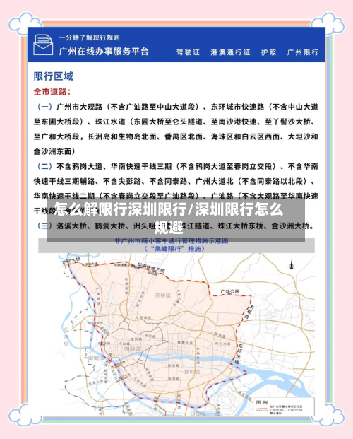 怎么解限行深圳限行/深圳限行怎么规避