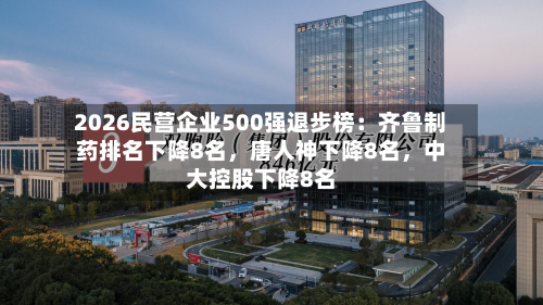 2026民营企业500强退步榜：齐鲁制药排名下降8名，唐人神下降8名，中大控股下降8名-第3张图片