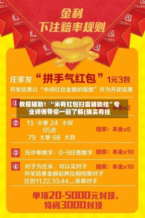 教程辅助！“米有红包扫雷辅助挂”专业师傅带你一起了解(确实有挂-第2张图片