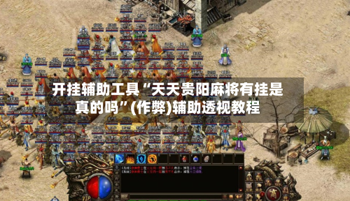 开挂辅助工具“天天贵阳麻将有挂是真的吗”(作弊)辅助透视教程