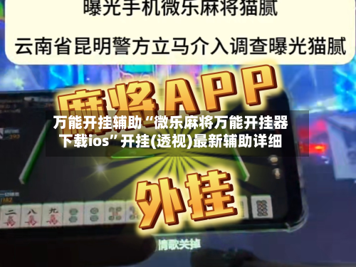 万能开挂辅助“微乐麻将万能开挂器下载ios	”开挂(透视)最新辅助详细-第3张图片