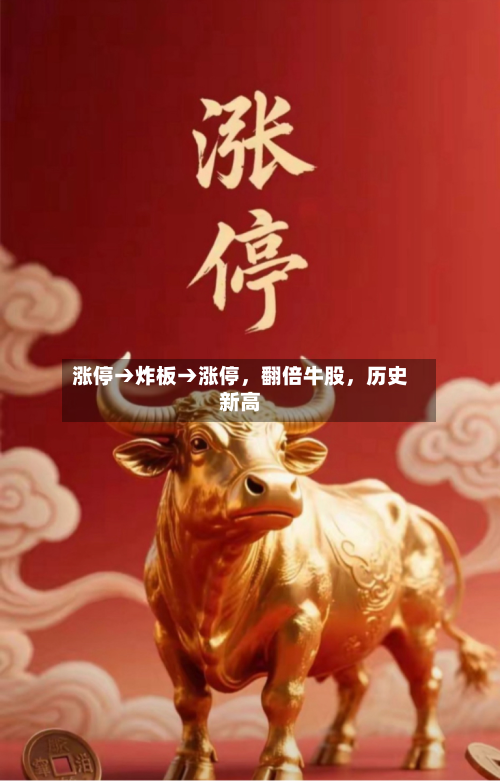 涨停→炸板→涨停，翻倍牛股，历史新高-第1张图片