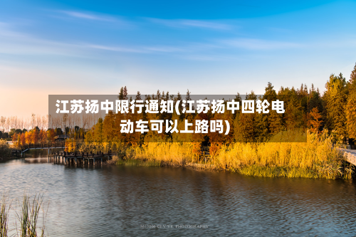 江苏扬中限行通知(江苏扬中四轮电动车可以上路吗)