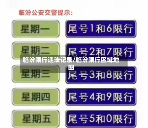 临汾限行违法记录/临汾限行区域地图