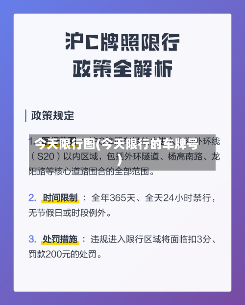 今天限行图(今天限行的车牌号)-第3张图片