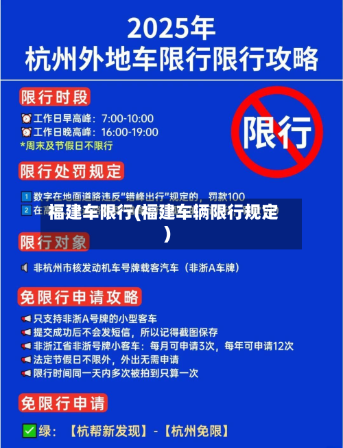 福建车限行(福建车辆限行规定)