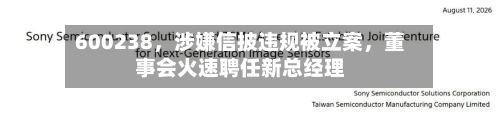 600238	，涉嫌信披违规被立案，董事会火速聘任新总经理-第3张图片