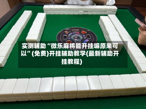 实测辅助“微乐麻将能开挂嘛原来可以”(免费)开挂辅助教学(最新辅助开挂教程)