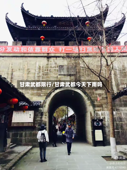 甘肃武都限行/甘肃武都今天下雨吗-第2张图片
