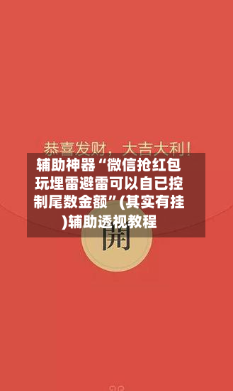 辅助神器“微信抢红包玩埋雷避雷可以自已控制尾数金额”(其实有挂)辅助透视教程-第2张图片