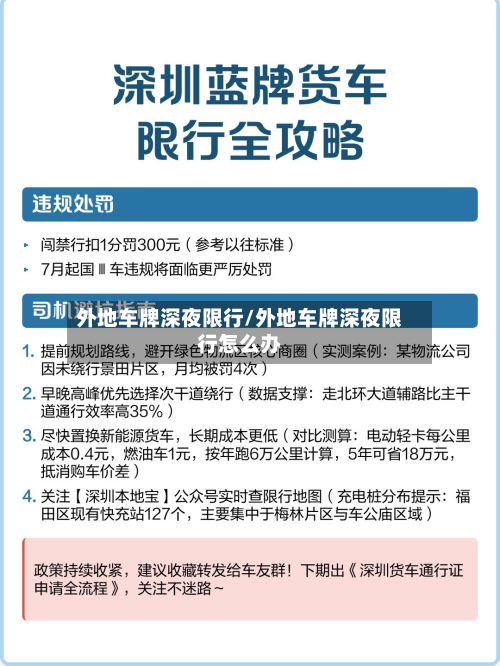 外地车牌深夜限行/外地车牌深夜限行怎么办