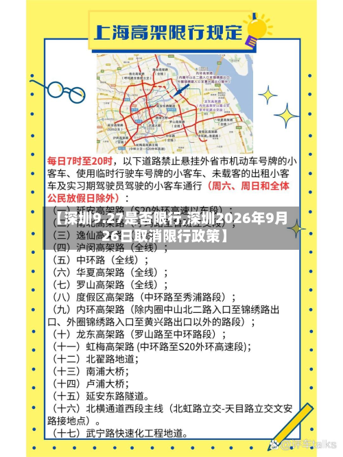 【深圳9.27是否限行,深圳2026年9月26日取消限行政策】-第2张图片