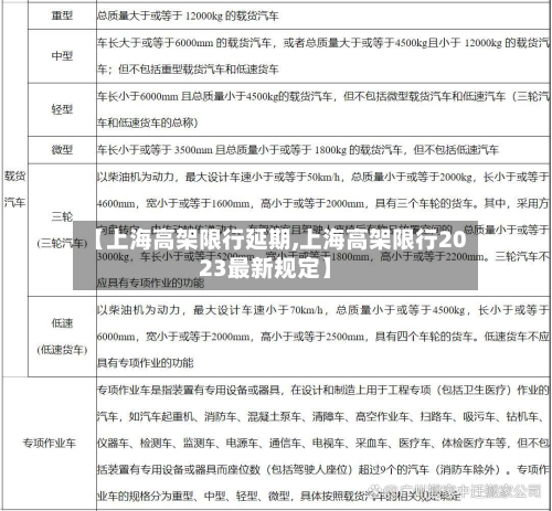 【上海高架限行延期,上海高架限行2023最新规定】-第2张图片