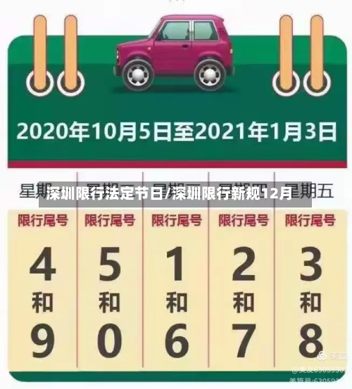 深圳限行法定节日/深圳限行新规12月-第3张图片