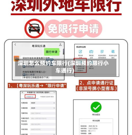 深圳怎么预约车限行(深圳预约限行小车通行)