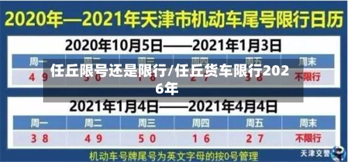 任丘限号还是限行/任丘货车限行2026年