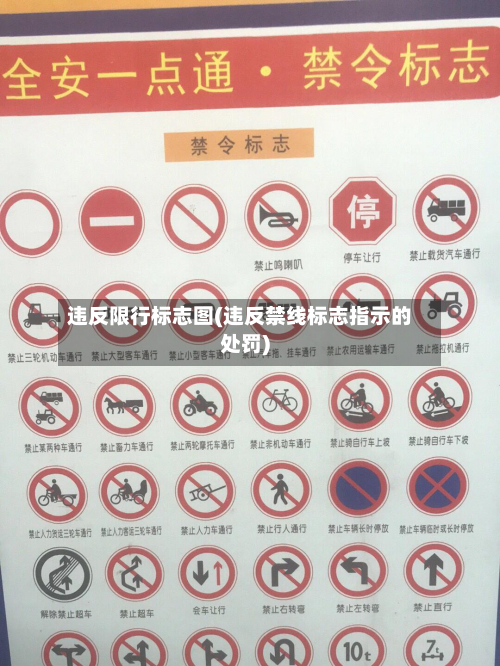 违反限行标志图(违反禁线标志指示的处罚)-第2张图片
