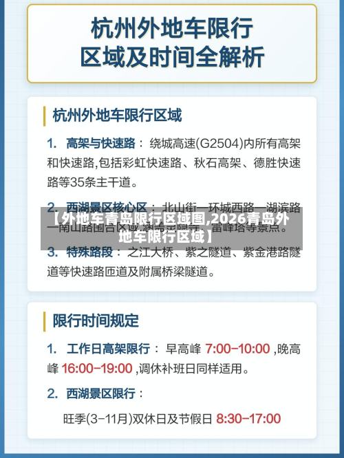 【外地车青岛限行区域图,2026青岛外地车限行区域】-第2张图片