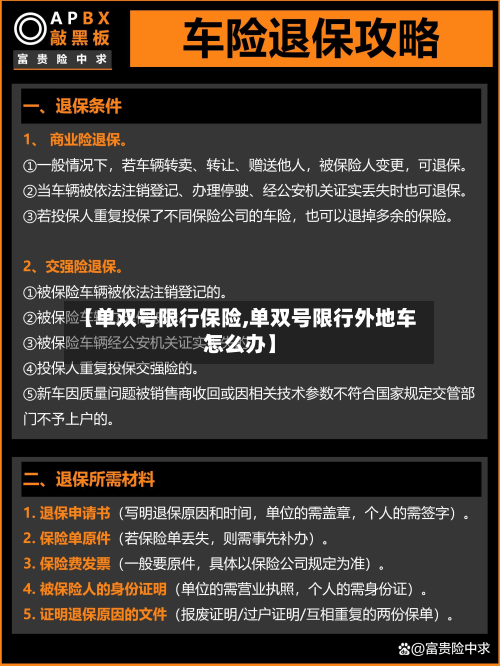 【单双号限行保险,单双号限行外地车怎么办】