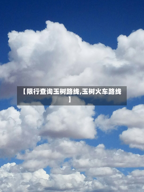 【限行查询玉树路线,玉树火车路线】