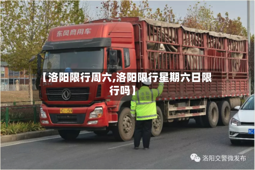【洛阳限行周六,洛阳限行星期六日限行吗】-第2张图片