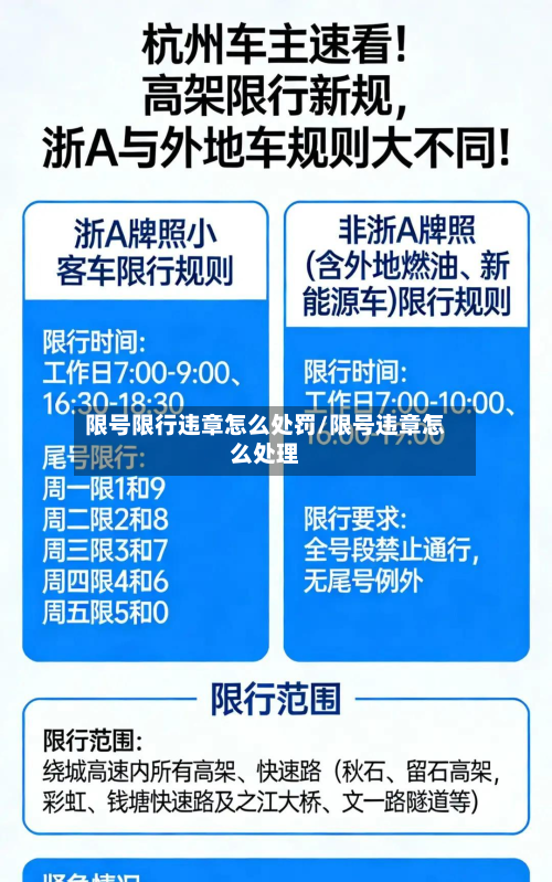 限号限行违章怎么处罚/限号违章怎么处理-第3张图片
