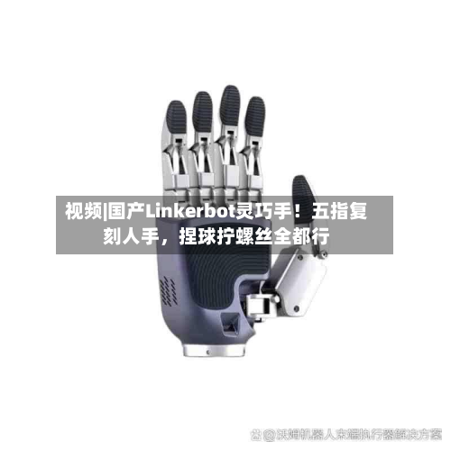 视频|国产Linkerbot灵巧手！五指复刻人手，捏球拧螺丝全都行-第2张图片
