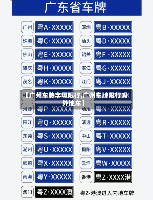 【广州车牌字母限行,广州车牌限行吗外地车】