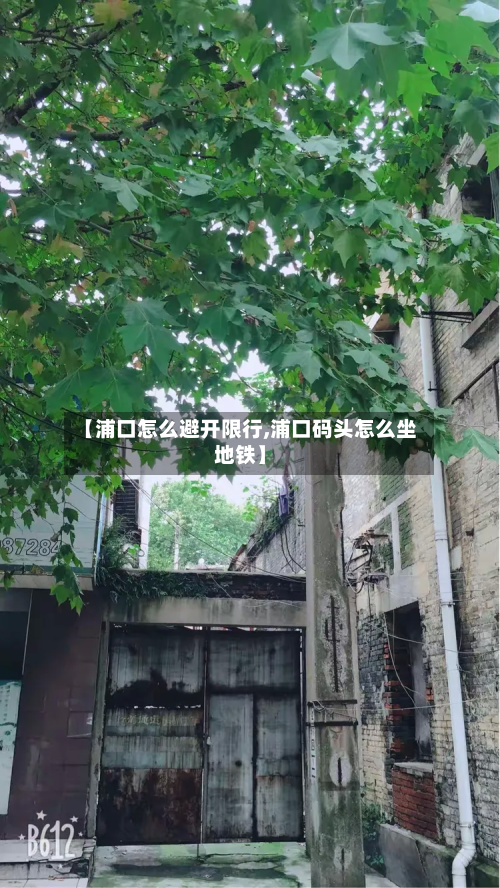 【浦口怎么避开限行,浦口码头怎么坐地铁】-第2张图片