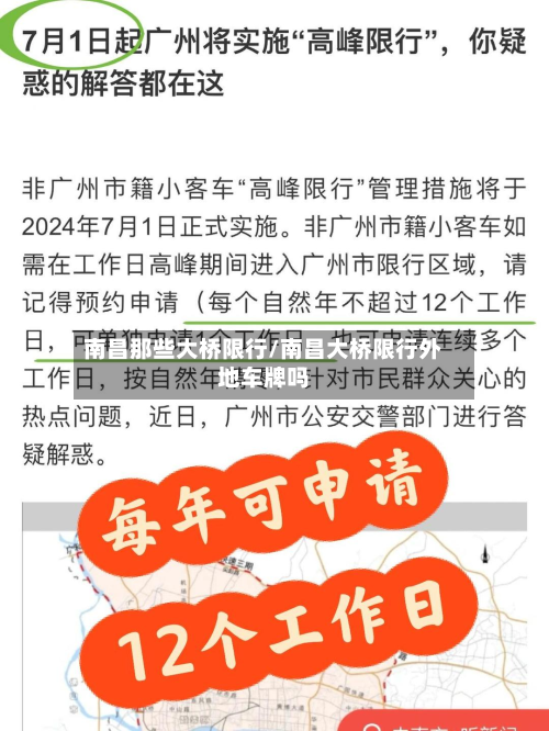 南昌那些大桥限行/南昌大桥限行外地车牌吗