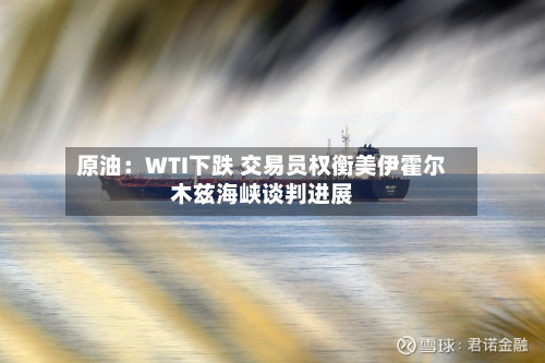 原油:WTI下跌 交易员权衡美伊霍尔木兹海峡谈判进展-第3张图片