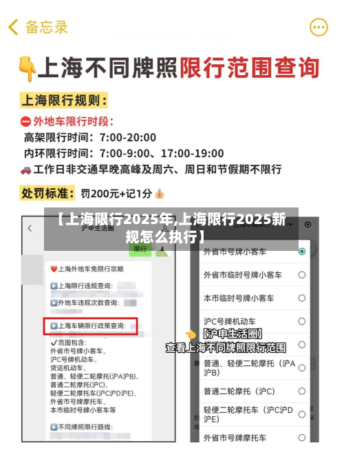 【上海限行2025年,上海限行2025新规怎么执行】-第2张图片