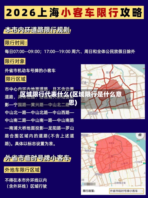 区域限行代表什么(区域限行是什么意思)-第3张图片