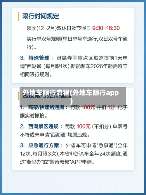 外地车限行流程(外地车限行app)-第2张图片